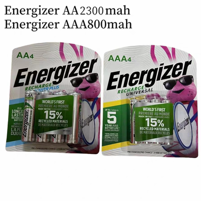 劲量Energizer充电电池5号7号卡装玩具相机话筒遥控器大容量电池