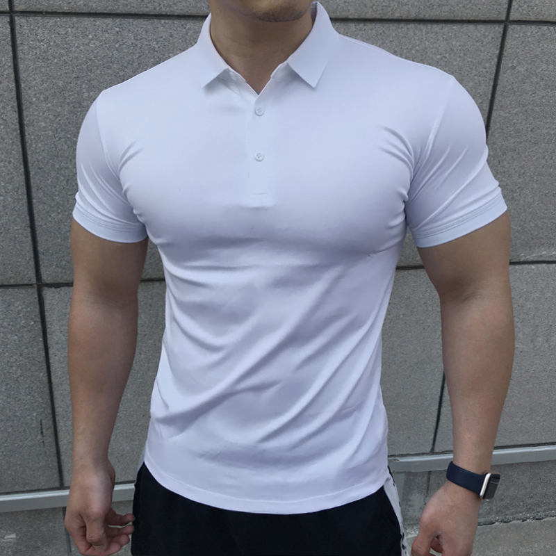 男士运动夏季polo短袖紧身