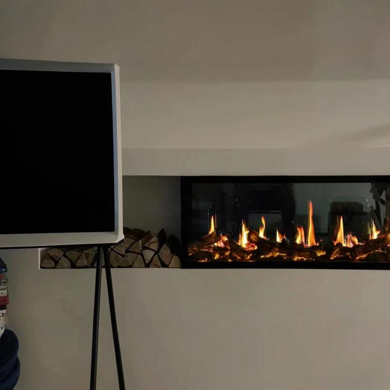 法洛塔FALOART全息烤漆玻璃电子壁炉仿真火装饰高仿真圣诞节礼物