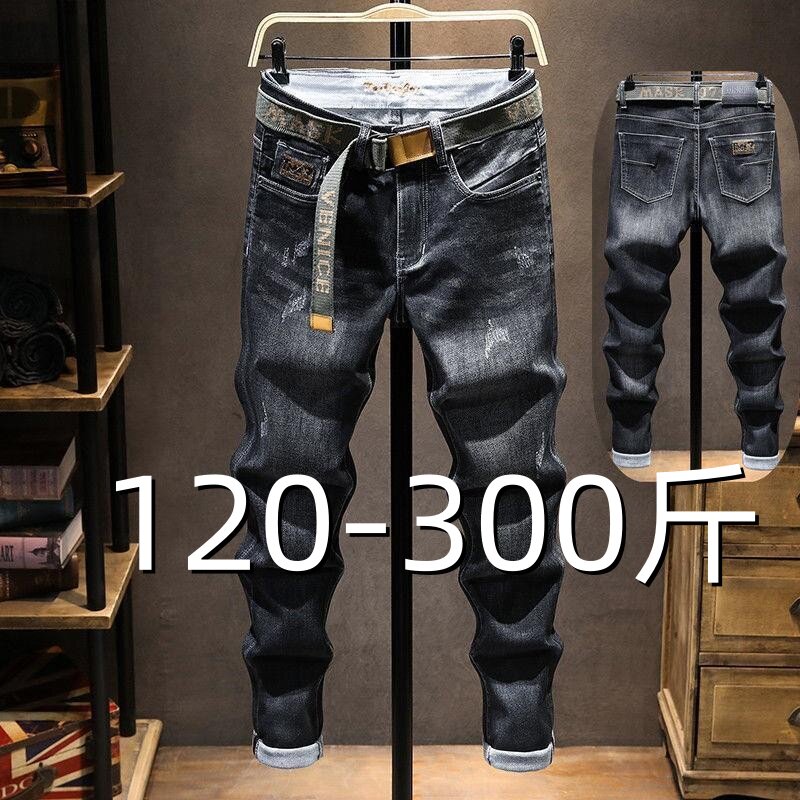 弹力牛仔裤男款300斤大码