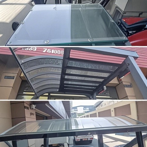 杭州杭叉龙工叉车雨棚顶棚顶盖合力遮阳棚防雨防晒遮阳板透明定做