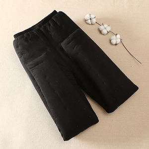 纯手工棉花棉裤男女冬装成人高腰宽松加厚保暖中老年爸爸妈妈棉裤