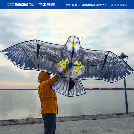 2026新款板鹰云翼雄鹰风筝老鹰微风易飞儿童手持大人专用高档卡通