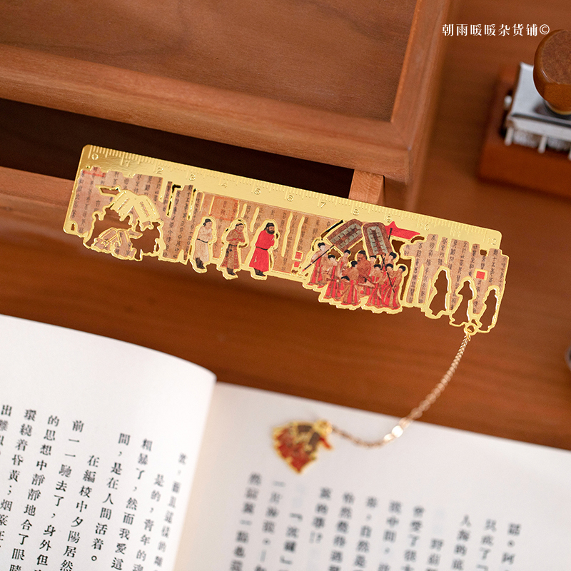 古风传世名画金属书签