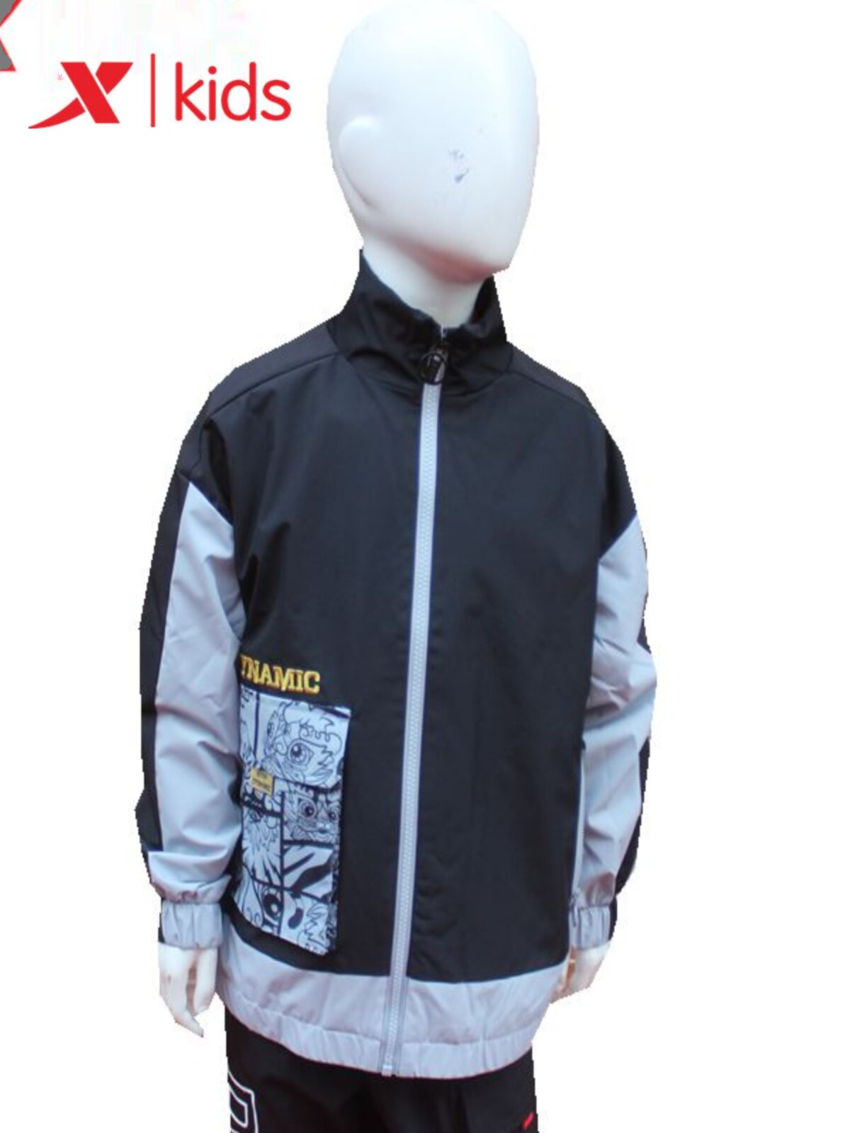 XTEP 어린이 봄 가을 새 스타일 소년 벨벳 재킷 편안하고 따뜻한 스포츠 용 재킷 678125334069