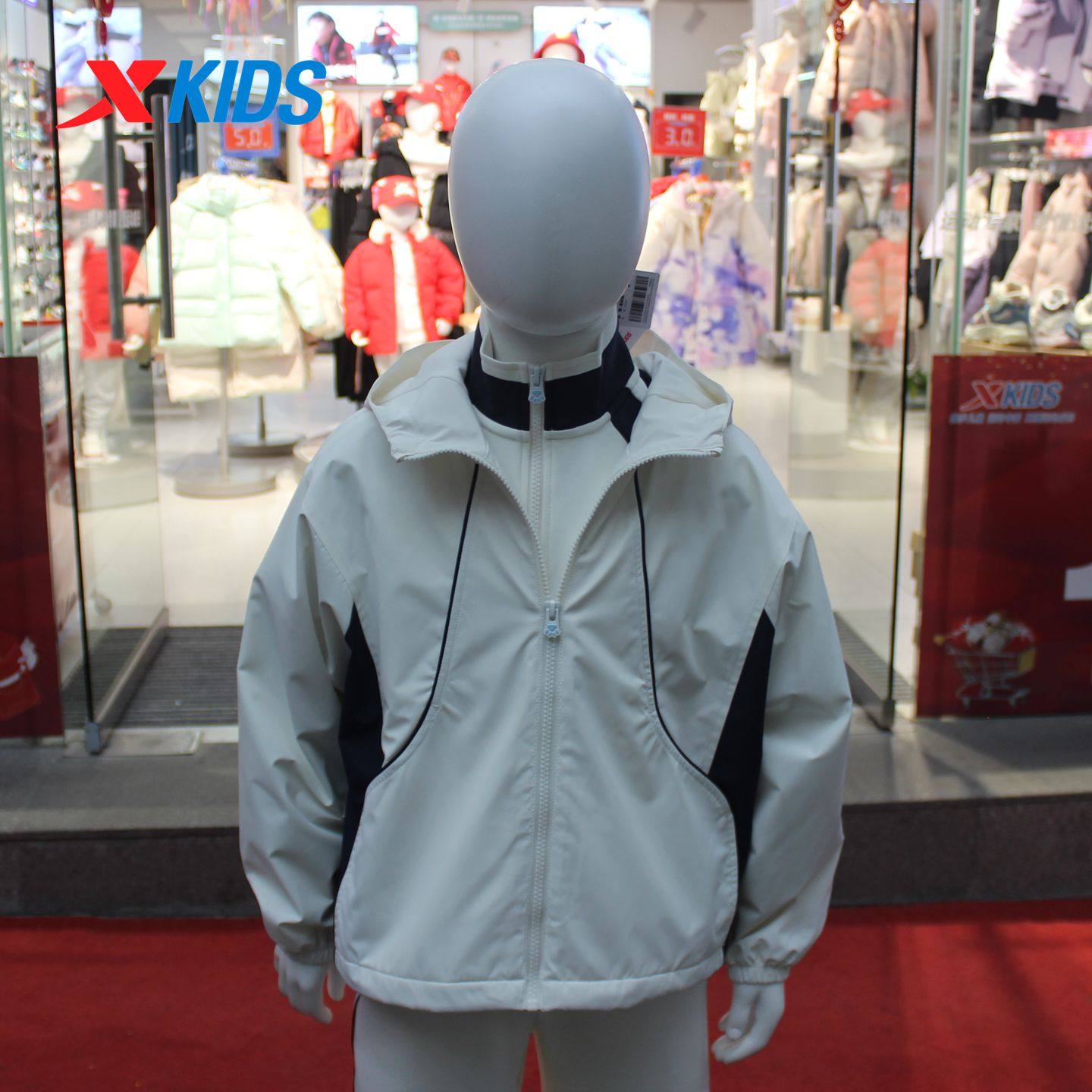 特步女童加绒外套2026春季新款校园时尚连帽保暖风衣674124338392,童装/婴儿装/亲子装,风衣,淘宝优惠券,粉丝福利购,淘宝优惠卷