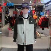 男大童冲锋衣摇粒绒保暖外套674125334320 新款 特步童装 2026春季