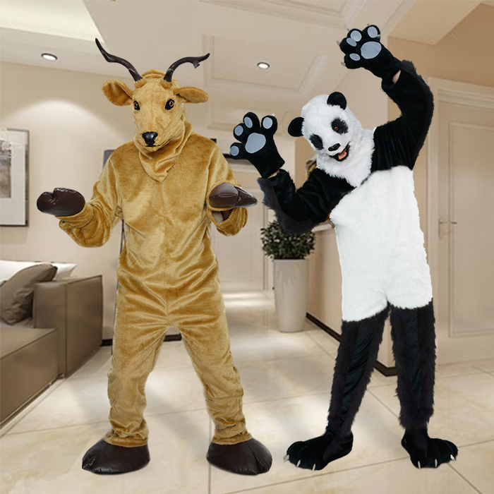 毛绒动物furry成人套装手工包邮