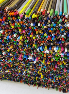 外贸尾货 100支油性彩铅绘画彩笔涂鸦彩铅笔画画专用彩色笔有瑕疵