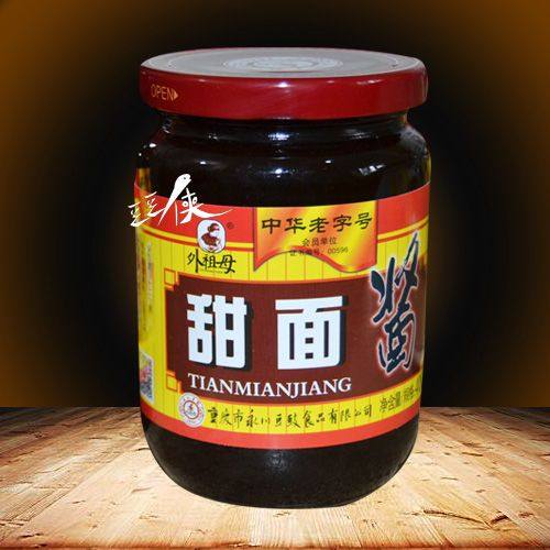 永川外祖母甜面酱400g 1瓶/4瓶煎饼果子重庆小面杂酱面烤鸭酱肉用