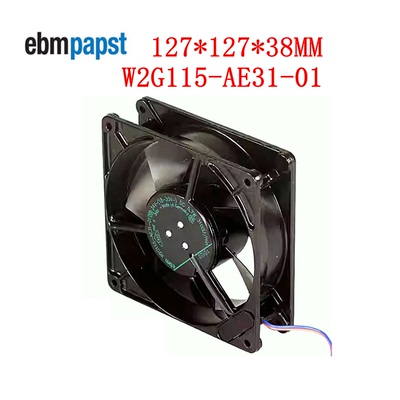 德国风机 W2G115-AE31-01 24V 5.7W 12738 12.7CM 全金属变频风扇
