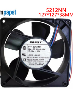 全新原装德国正品风扇 5212NN 12738 12V 6.5W机箱机柜散热风扇