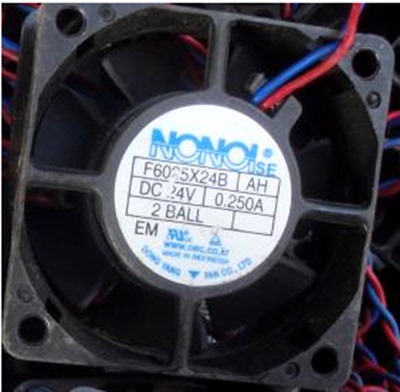 原装南韩NONOI F6025X24B AH DC24V 0.25A 2线直流风扇