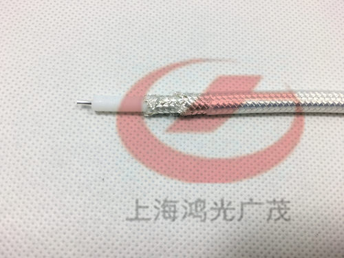 双层镀银丝编织，射频线