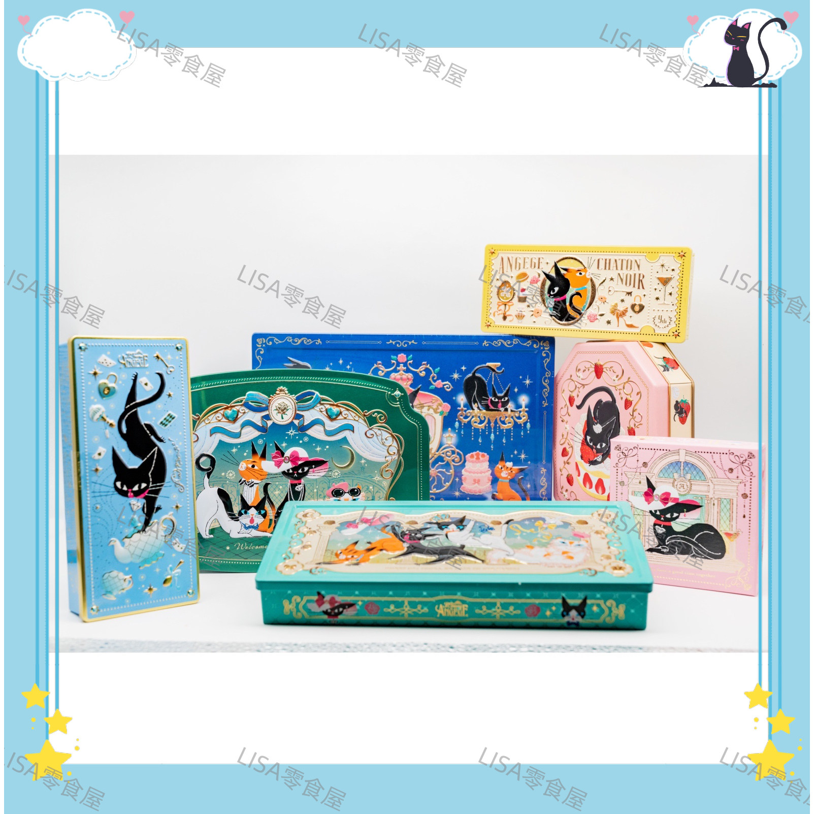 现货 日本goncharoff Angege2026年情人节猫咪系列巧克力礼盒