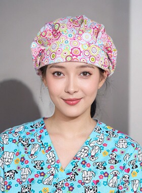 巧护士蓬蓬帽女长发工作帽