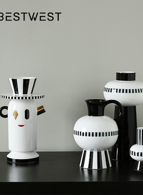 中式陶瓷花瓶桌面摆件