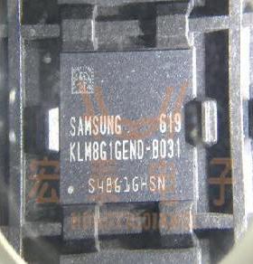 全新原装 KLM8G1GEND-B031 品牌三星 容量8GB EMMC 存储器芯片
