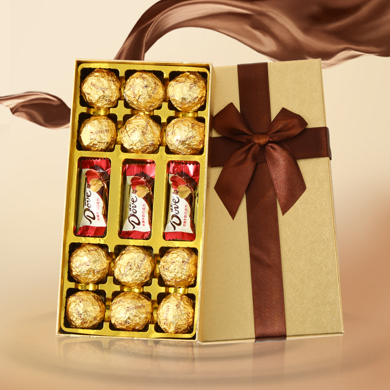 520情人节礼物德芙巧克力礼盒装零食送老师男女朋友表白生日礼