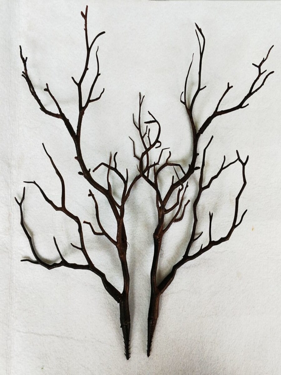 Deer antlers small branch plum blossom DIY handmade dry branch kindergarten forest decoration material simulation dry flower landscaping ornaments