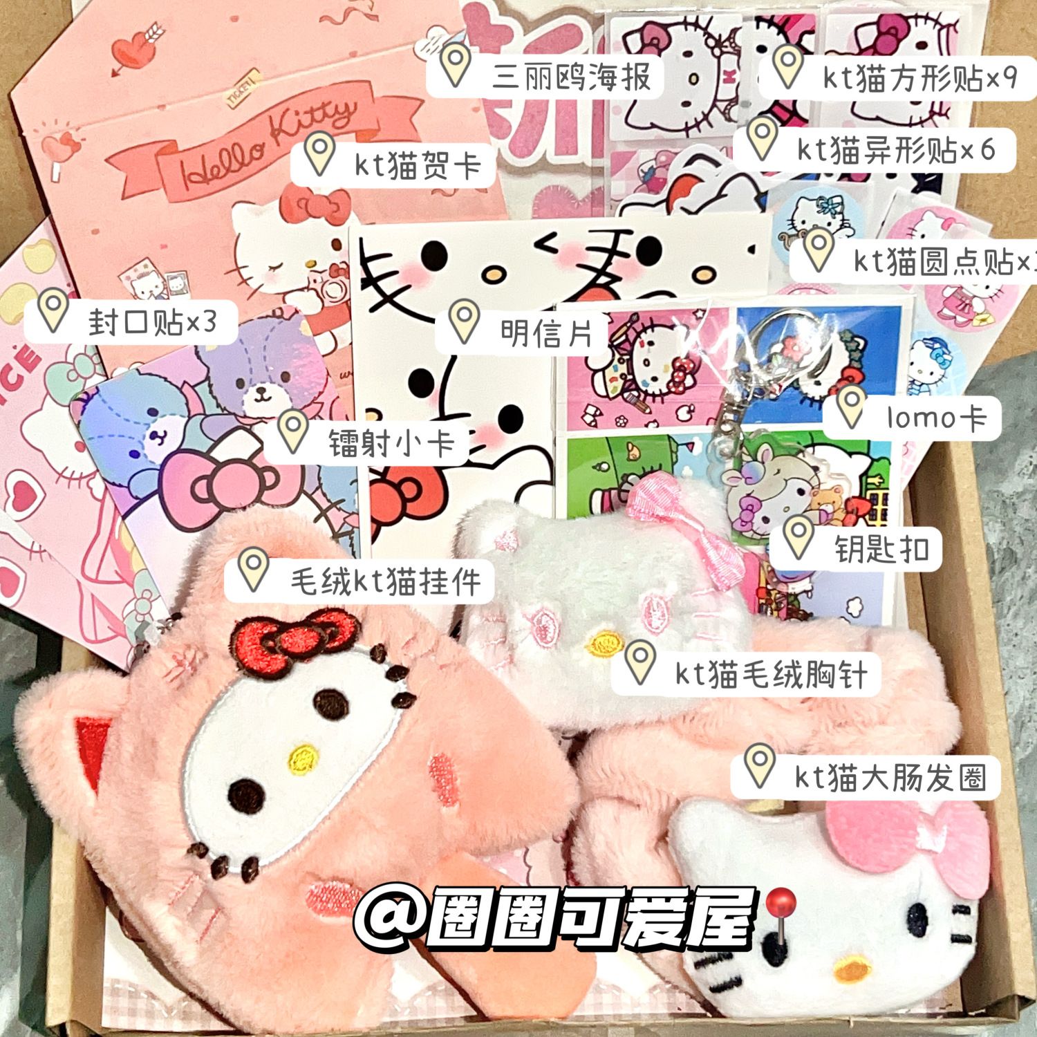 小红书可爱玉桂狗凯蒂猫库洛米美乐蒂帕恰狗布丁狗玩偶生日礼物