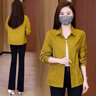 衬衫女装2025春秋新款韩版时尚小个子宽松长袖上衣洋气减龄外套潮