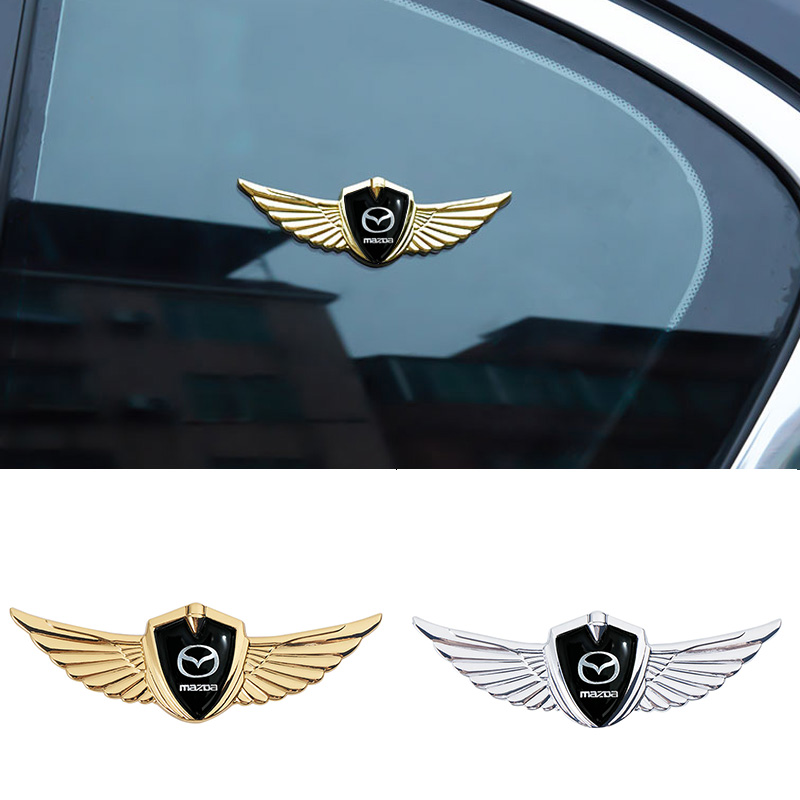 适用马自达3昂克赛拉CX-5行也CX-30 RX-83汽车金属车贴改装饰车标