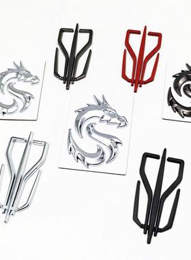 适用红旗新标HS5H5H9EH7HS7/3EHS9H6HQ9玄影龙改装饰侧标汽车身贴