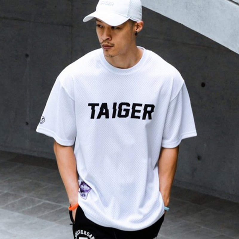 网眼透气篮球运动T恤短袖男速干休闲