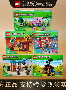 乐高21266/21267/21268/21269/21270我的世界拼搭积木玩具礼物