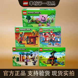 乐高21266/21267/21268/21269/21270我的世界拼搭积木玩具礼物