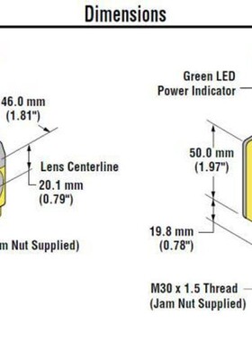 光电传感器 Q40SP6FF200Q BANNER 邦纳 议价