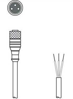 KD DN-M12-5W-P1-150 K-D M8A-4P-2m-FAB K-D M8A-4P-5m-FAB