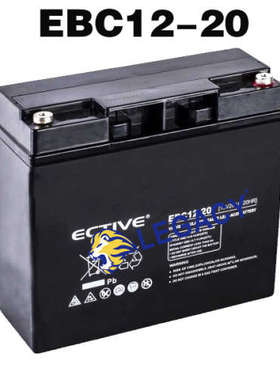 德国ECTIVE蓄电池 EBC12-20 精密仪器 12V20AH 移动设备电池