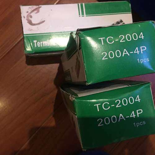 TC-2004 (铜件) 4位/200A 大电流接线端子 接线排 柱 电线连接器