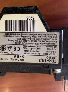 热继电器TR-5-1N/3热过载继电器 TR20D   5-8A