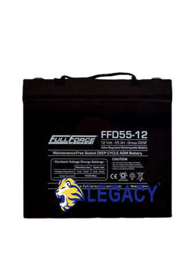 Fullriver蓄电池 FFD55-12直流屏 UPS深循环 AGM 12V55AH备用电源