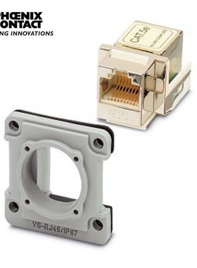 菲尼克斯面板安装套件 VS-08-A-RJ45/MOD-1-IP67-SET-BU-1689488
