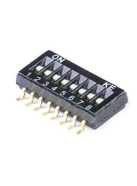 1.27MM 贴片拨动开关2P 3P 4P 5P 6P 8P 10指拨/地址开关  黑色