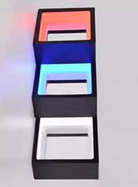 RIH36白色方形无影LED光源机器视觉系统检测定位补光照明灯高均匀