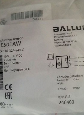 BES 516-324-S49-C BES01AW 巴鲁夫接近开关传感器 详询