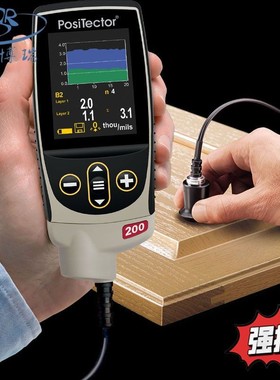 测量木材、混凝土塑料超声波涂层测厚仪非金属基材PosiTector200