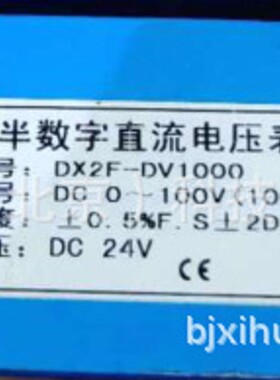 ZX供3位半数字直流电压表 型号:AA088-DX2F-DV1000库号：M89470