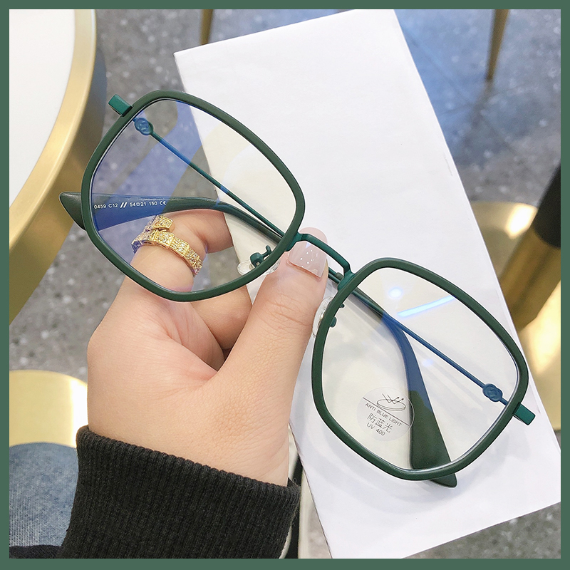 眼镜框镜架女韩系磨砂可配镜片女