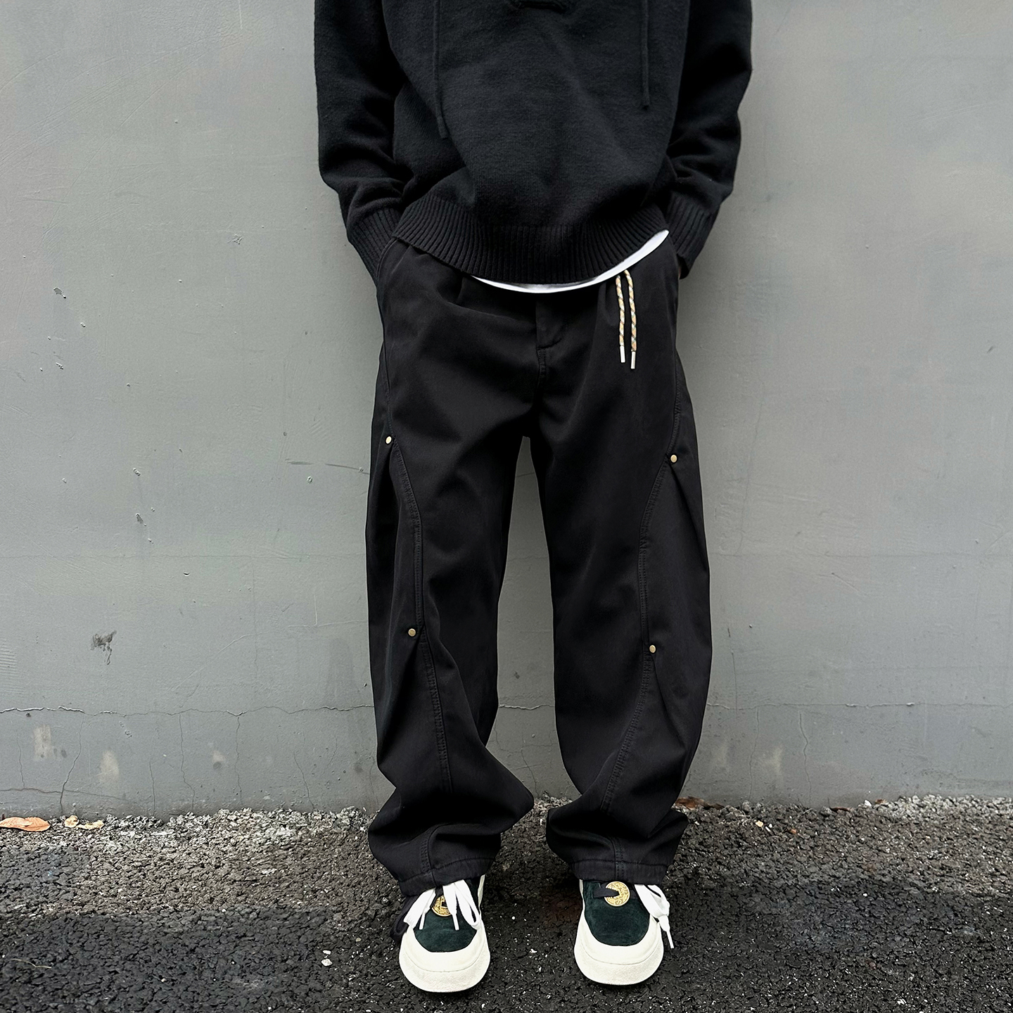 cleanfit加绒加厚500克弯刀裤