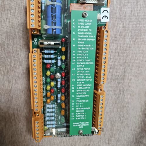 议价ABB SYNPOL D发电机继电器板，型号3DDE 300