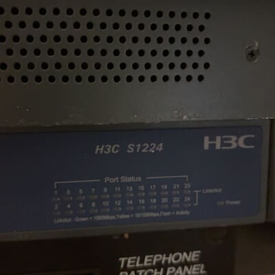 议价H3C S1224 24口千兆交换机 支持10/100/10