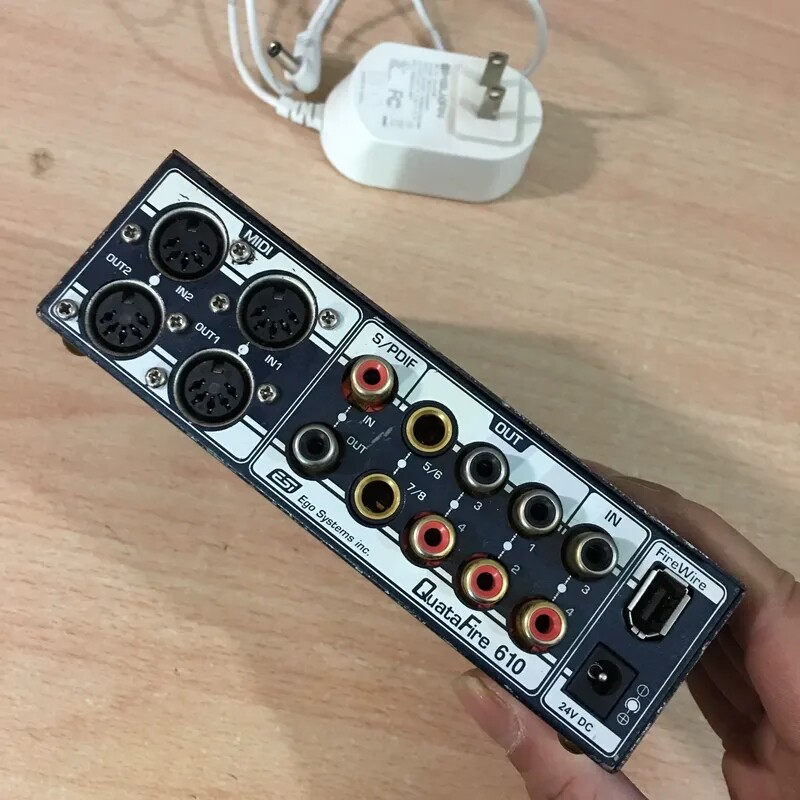 议价玛雅ESI QuataFire火线声卡专业6进10出便携音频