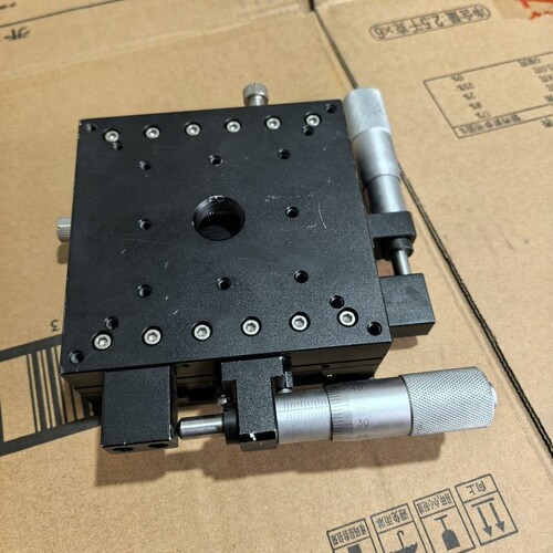 议价十字微调滑台EJB01-100，尺寸100x100MM，厚4