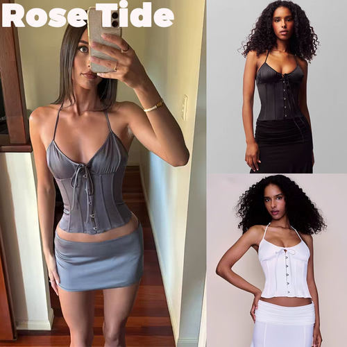 正品现货Guizio鱼骨吊带胸衣背心